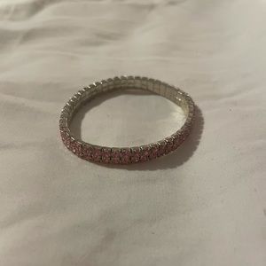 pink sparkly bracelet